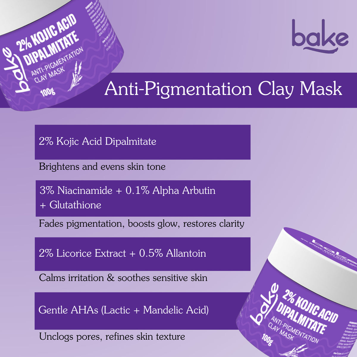 Variant- Kojic Acid Clay mask