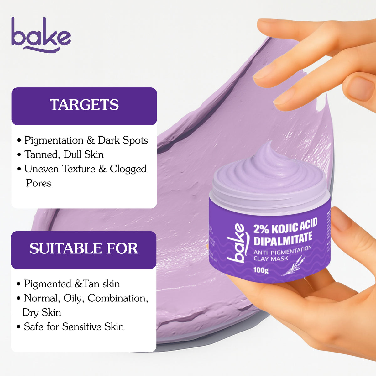 Variant- Kojic Acid Clay mask