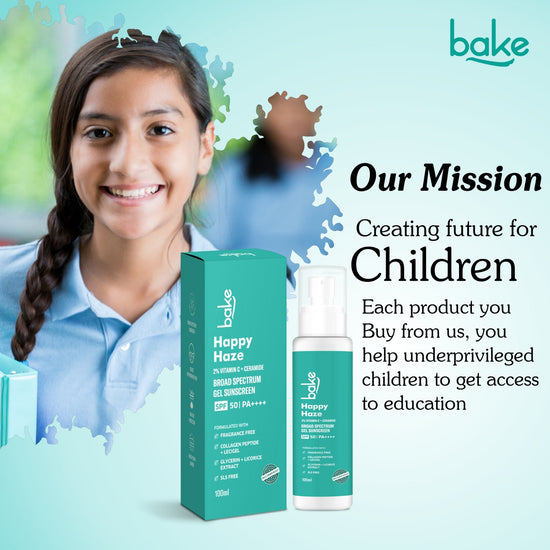 Happy Haze 100% Mineral Water Resistant Sunscreen SPF 50 PA++++ with 2% Vitamin C, Ceramide