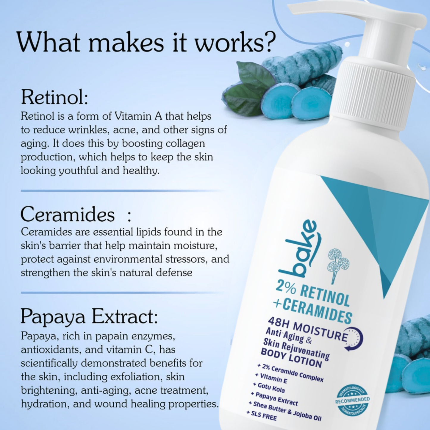 2% Retinol + Ceramides Body Lotion