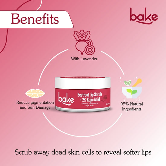 2% Kojic Acid Beetroot Lip Scrub