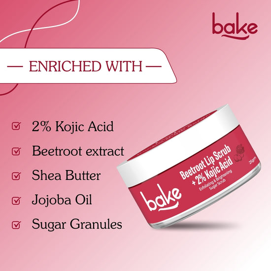 2% Kojic Acid Beetroot Lip Scrub