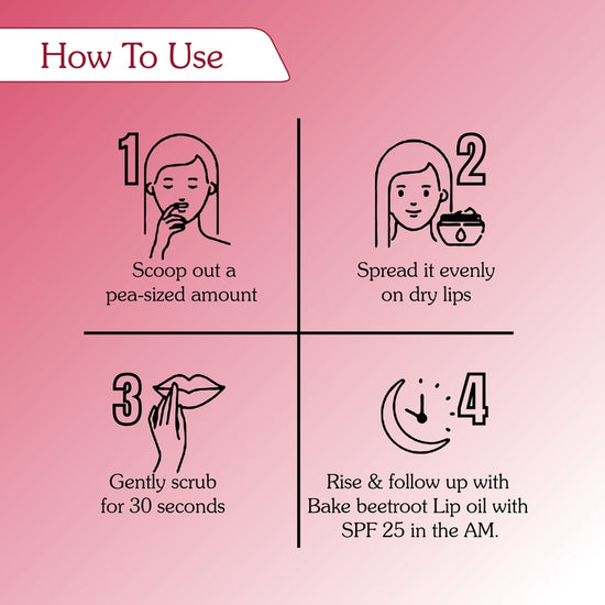 2% Kojic Acid Beetroot Lip Scrub
