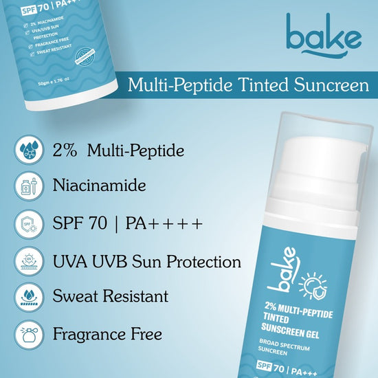 2% Multi Peptide Tinted Sunscreen SPF 70 PA+++