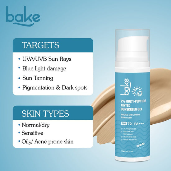 2% Multi Peptide Tinted Sunscreen SPF 70 PA+++