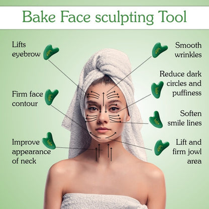 Jade Gua Sha Face Massage Tool