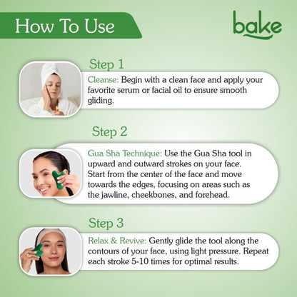 Jade Gua Sha Face Massage Tool