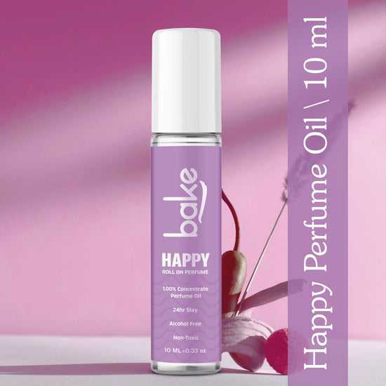 Happy 100% Concentrated Perfume Oil Roll on Fragrance  For Men & Women-Black Currant(10ml)