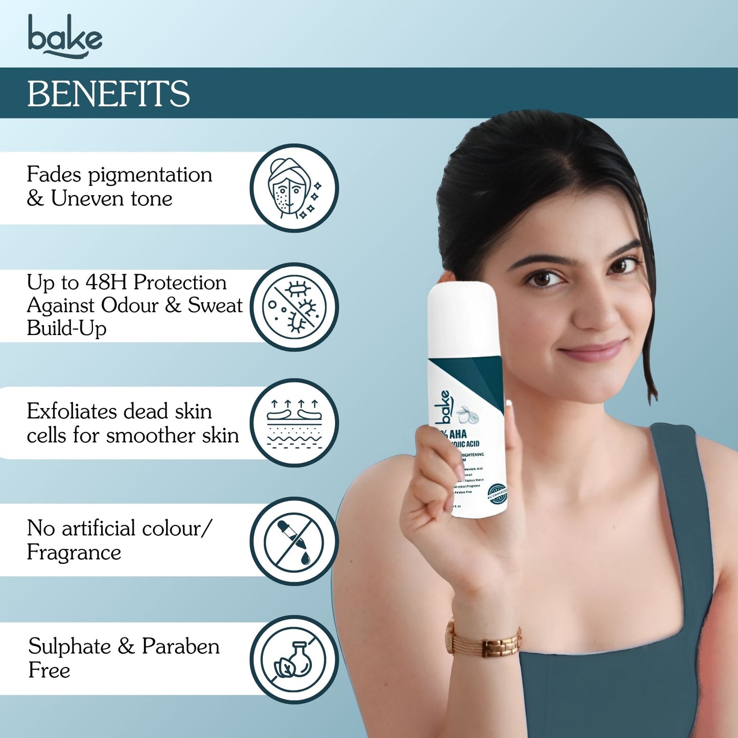BrightErase™ AHA Underarm Brightening & Exfoliating Serum Roll-On