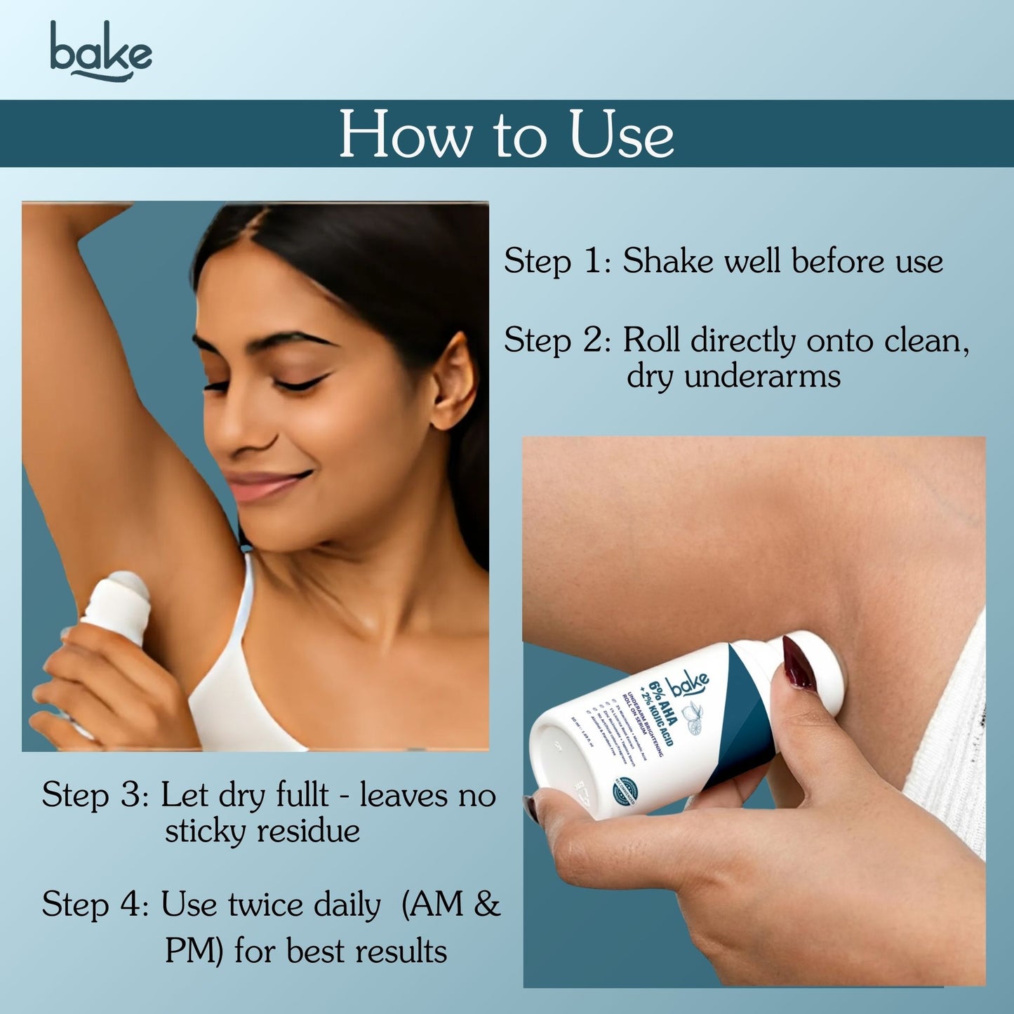 BrightErase™ AHA Underarm Brightening & Exfoliating Serum Roll-On