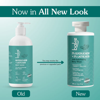 2% Glycolic & Lactic Acid Body Wash (300 ml)