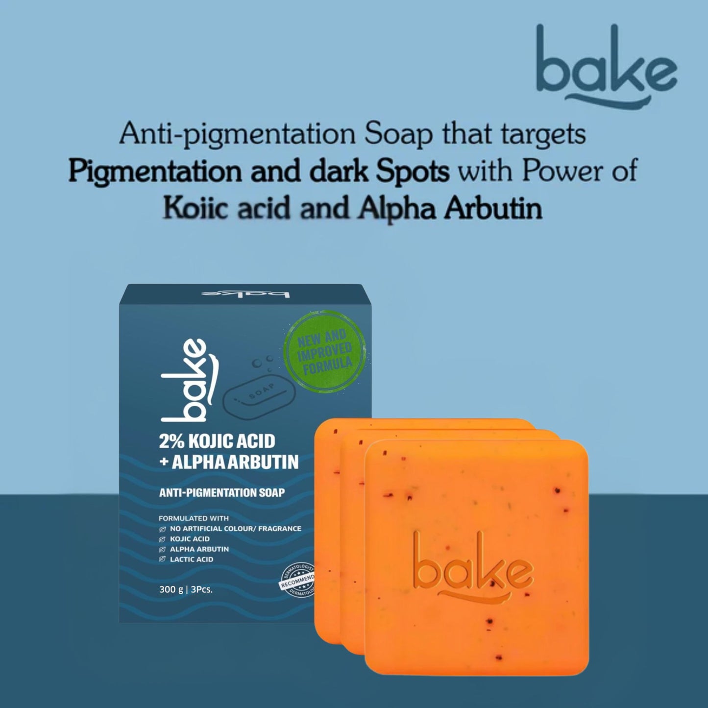 2% Kojic Acid Soap + Alpha Arbutin Anti Pigmentation with Scrub Treatment