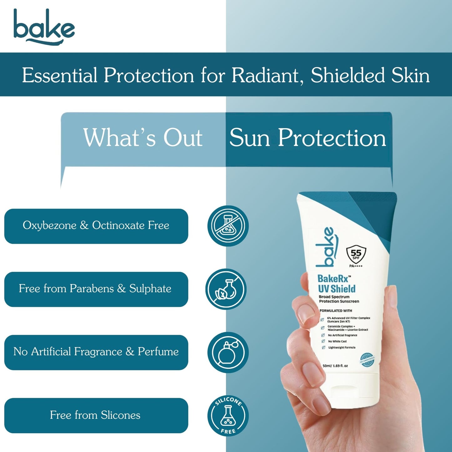 UV Shield Broad Spectrum Sunscreen SPF 55 PA++++