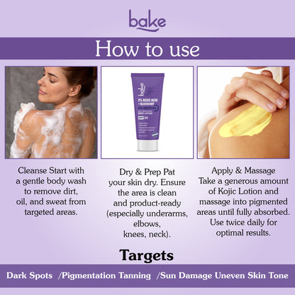 2% Kojic Acid Body Lotion SPF 30 PA+++