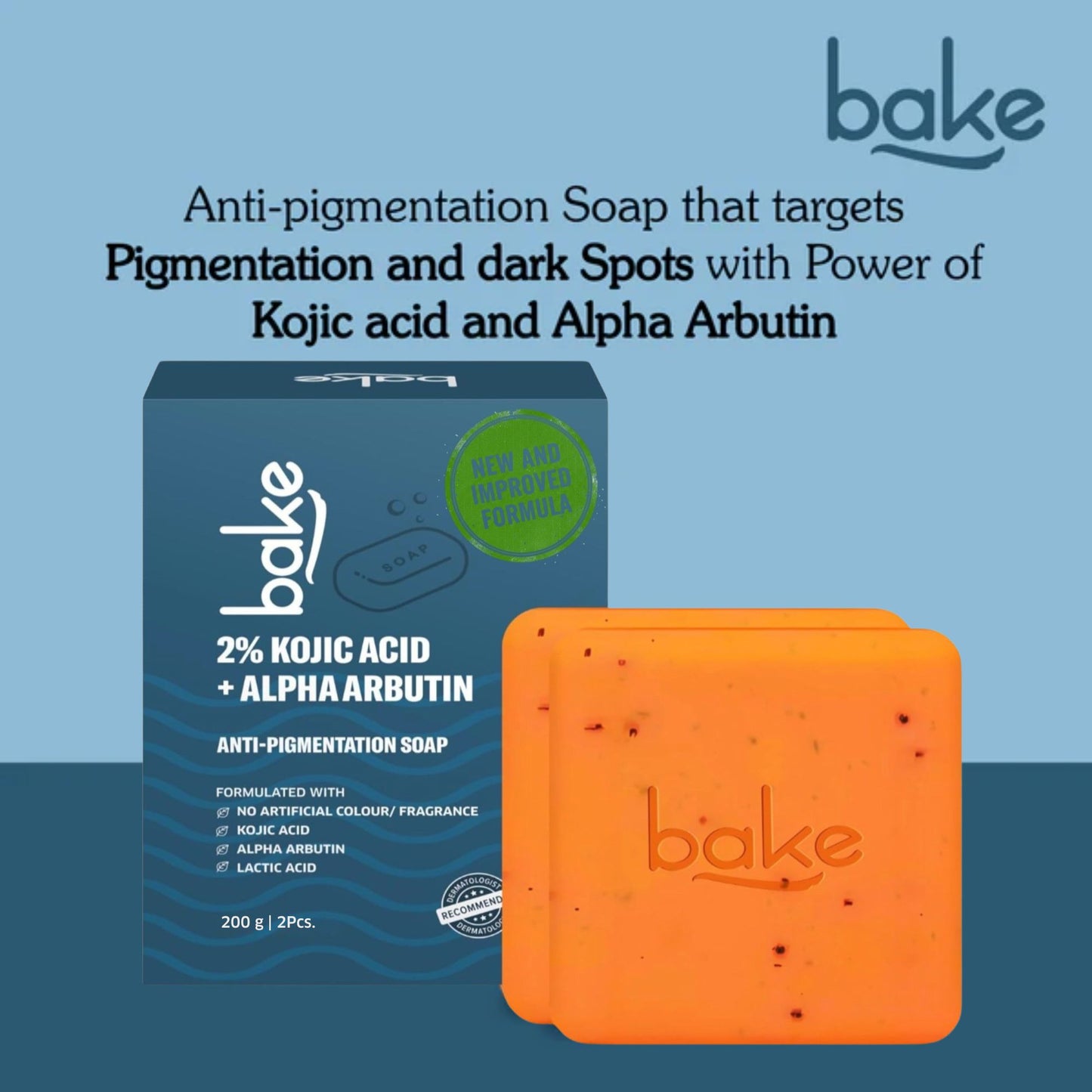 2% Kojic Acid Soap + Alpha Arbutin Anti Pigmentation with Scrub Treatment