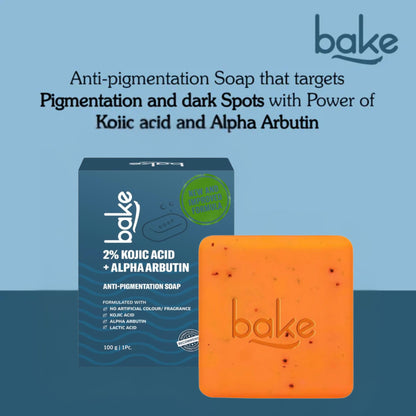 2% Kojic Acid Soap + Alpha Arbutin Anti Pigmentation with Scrub Treatment