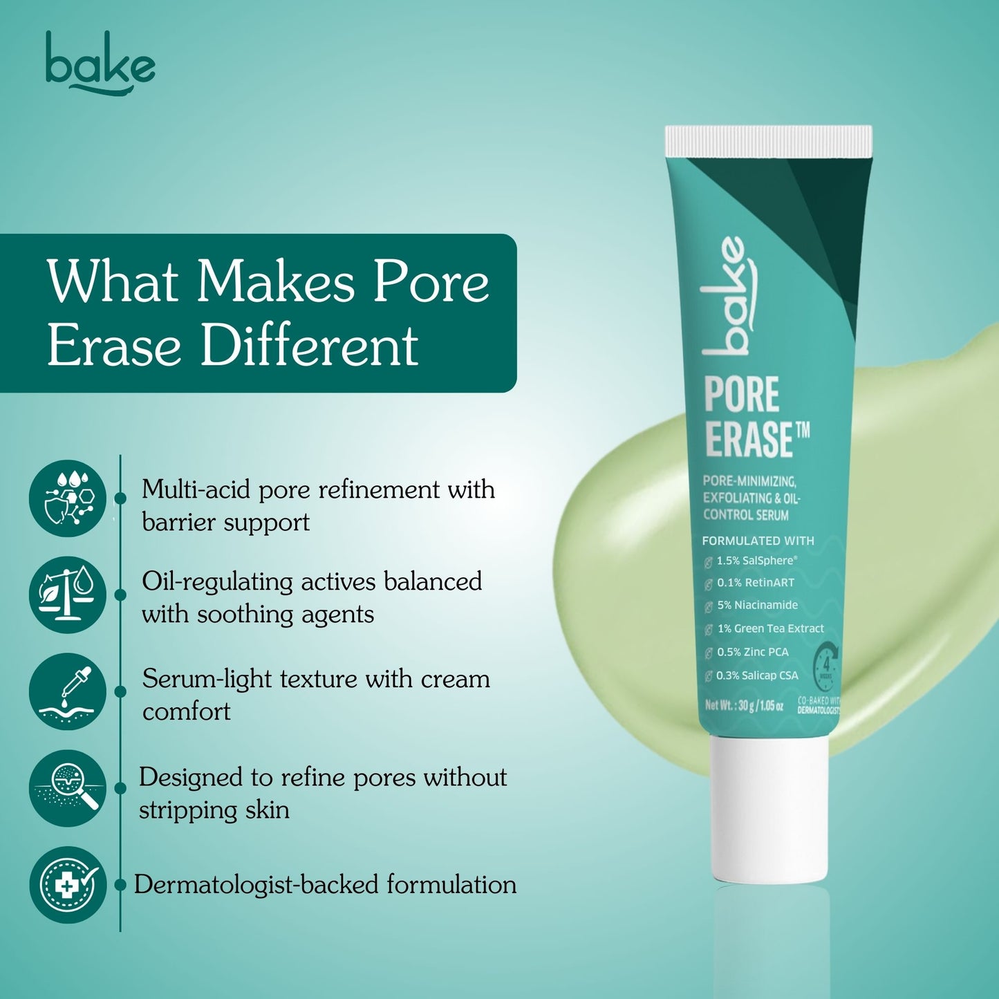 Pore Minimizing and Oil Control Serum for Smooth Skin (30ml)