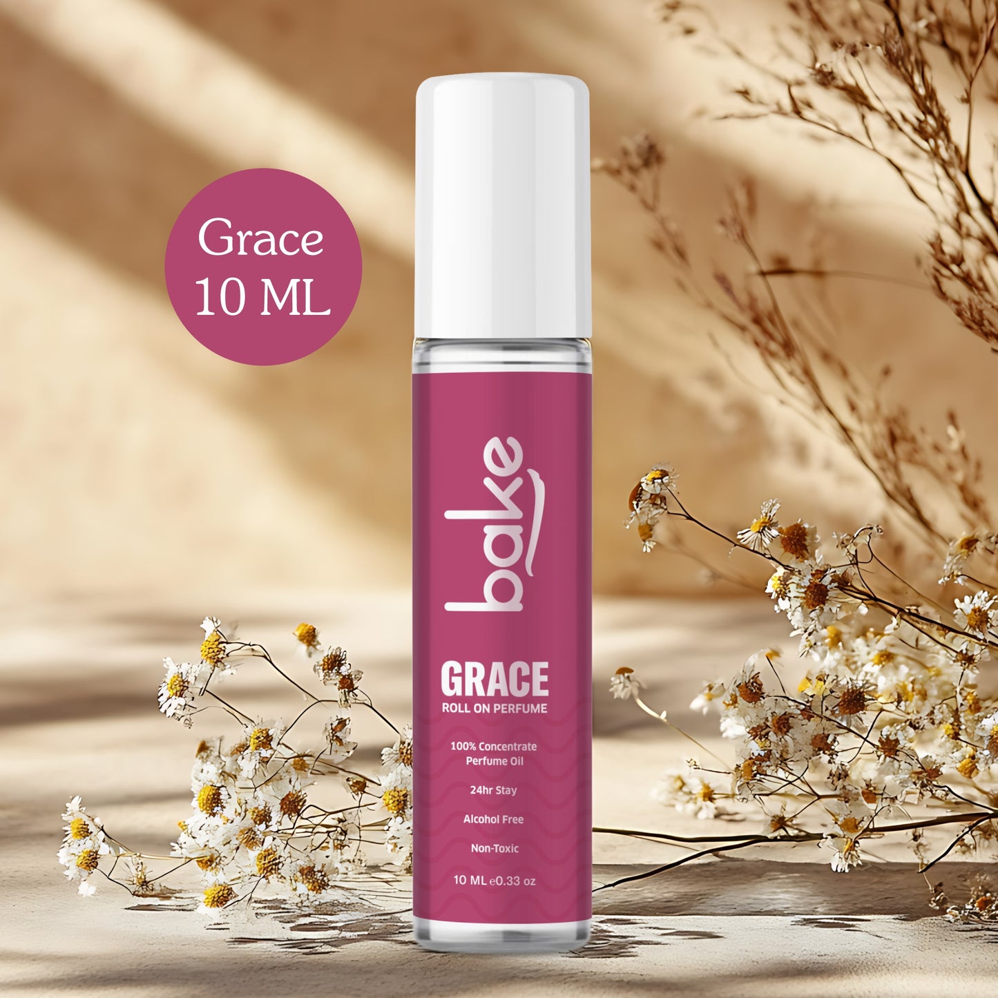 Grace 100% Concentrated Perfume Oil Roll on Fragrance For Men & Women-White Oud (10ml)
