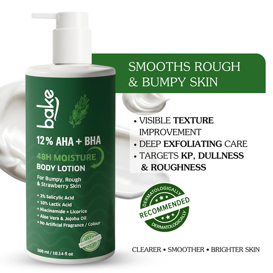 10% AHA + 2% BHA Body Lotion for Bumpy & Strawberry Skin