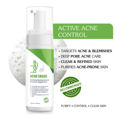 Acne Erase Foaming Face Wash