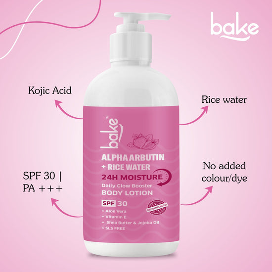 Alpha Arbutin + Rice Water Body Lotion SPF 30 PA+++