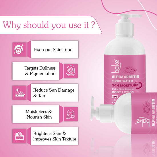 Alpha Arbutin + Rice Water Body Lotion SPF 30 PA+++