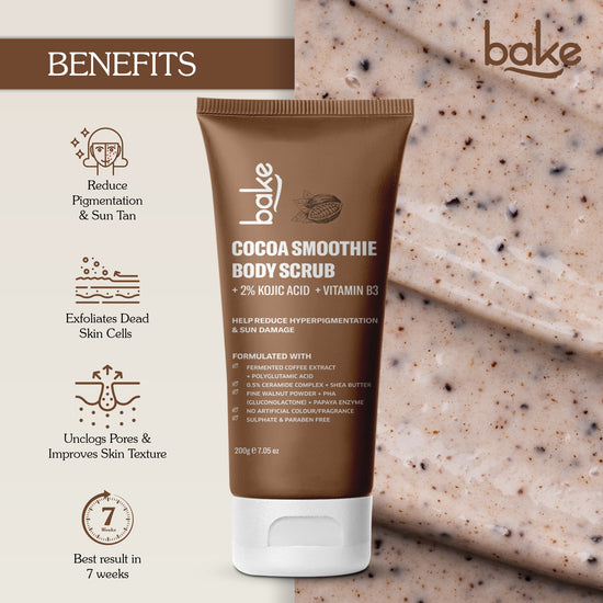 2% Kojic Acid Cocoa Smoothie Body Scrub