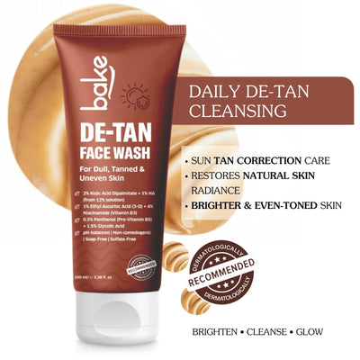 De-Tan Coffee Face Wash with  Kojic Acid