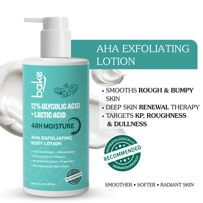 12% Glycolic & Lactic Acid Exfoliating Body Lotion – 48H Moisture
