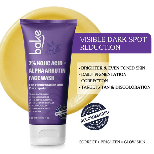 2% Kojic Acid Face Wash with Alpha Arbutin
