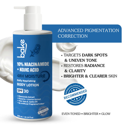 10% Niacinamide + Kojic Acid Body Lotion SPF 30