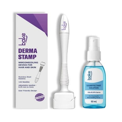 Derma Stamp with Stainless Steel Adjustable Needles 0.25mm to 3mm