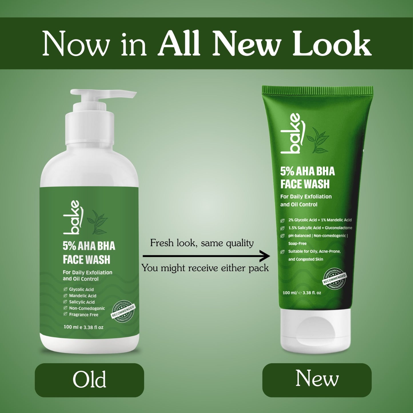 5% AHA BHA Face Wash for Daily Gentle Exfoliation