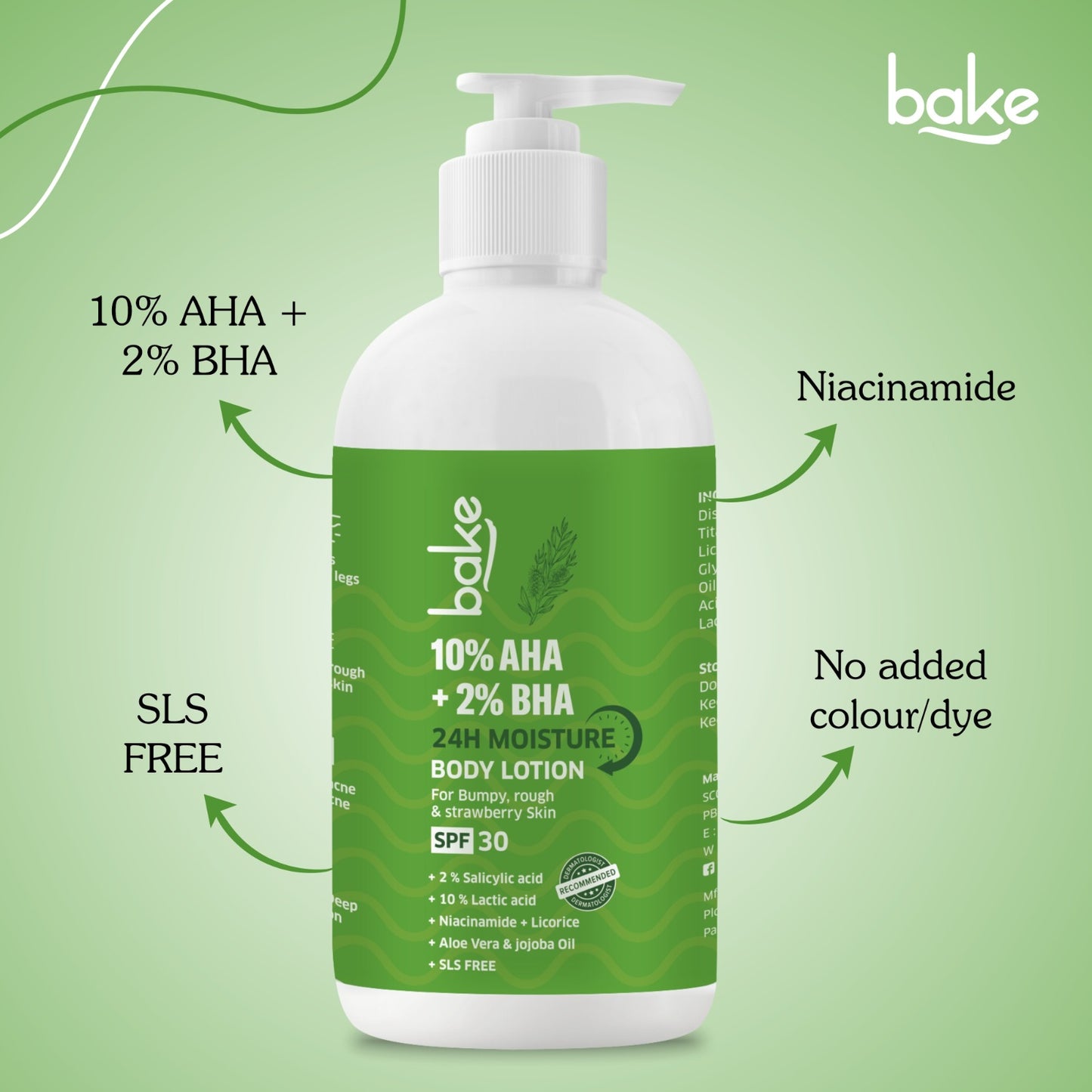 10% AHA + 2% BHA Body Lotion SPF 30 PA+++