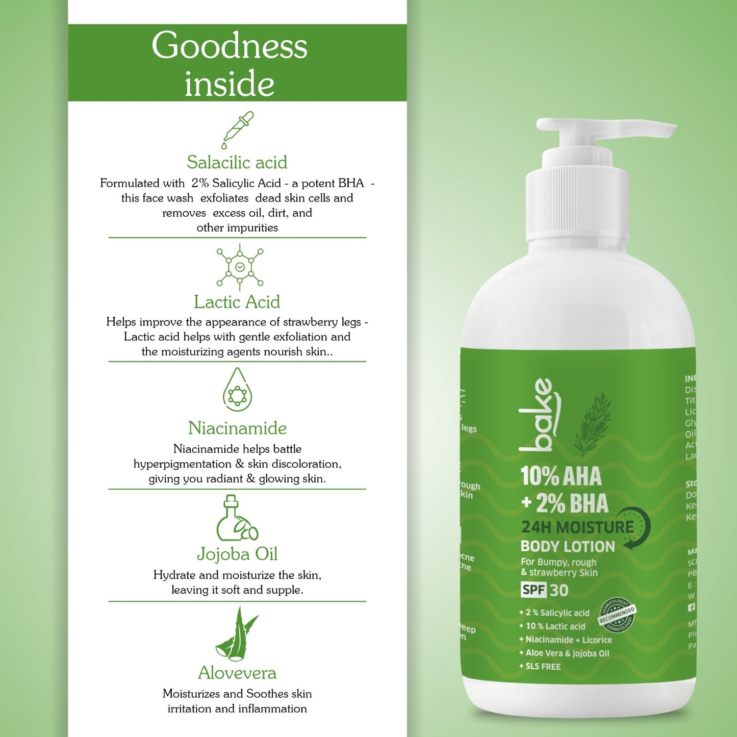 10% AHA + 2% BHA Body Lotion SPF 30 PA+++