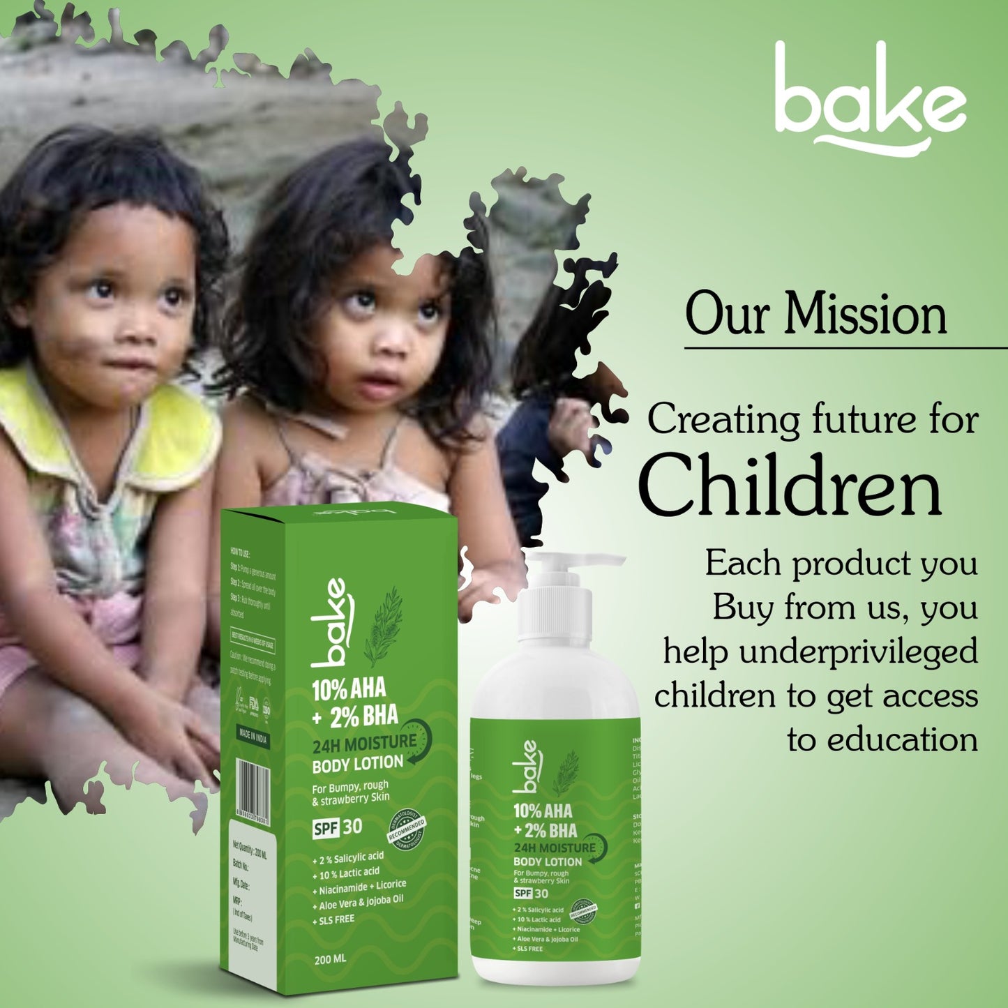 10% AHA + 2% BHA Body Lotion SPF 30 PA+++