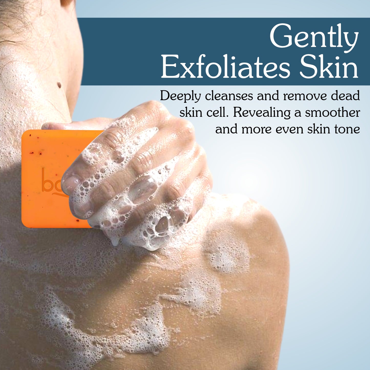 Tan Removal Exfoliating Bath Kit - 100% Ramie Plant Fibre Gloves + Kojic Acid Soap (2 Pcs) with Scrub Treatment