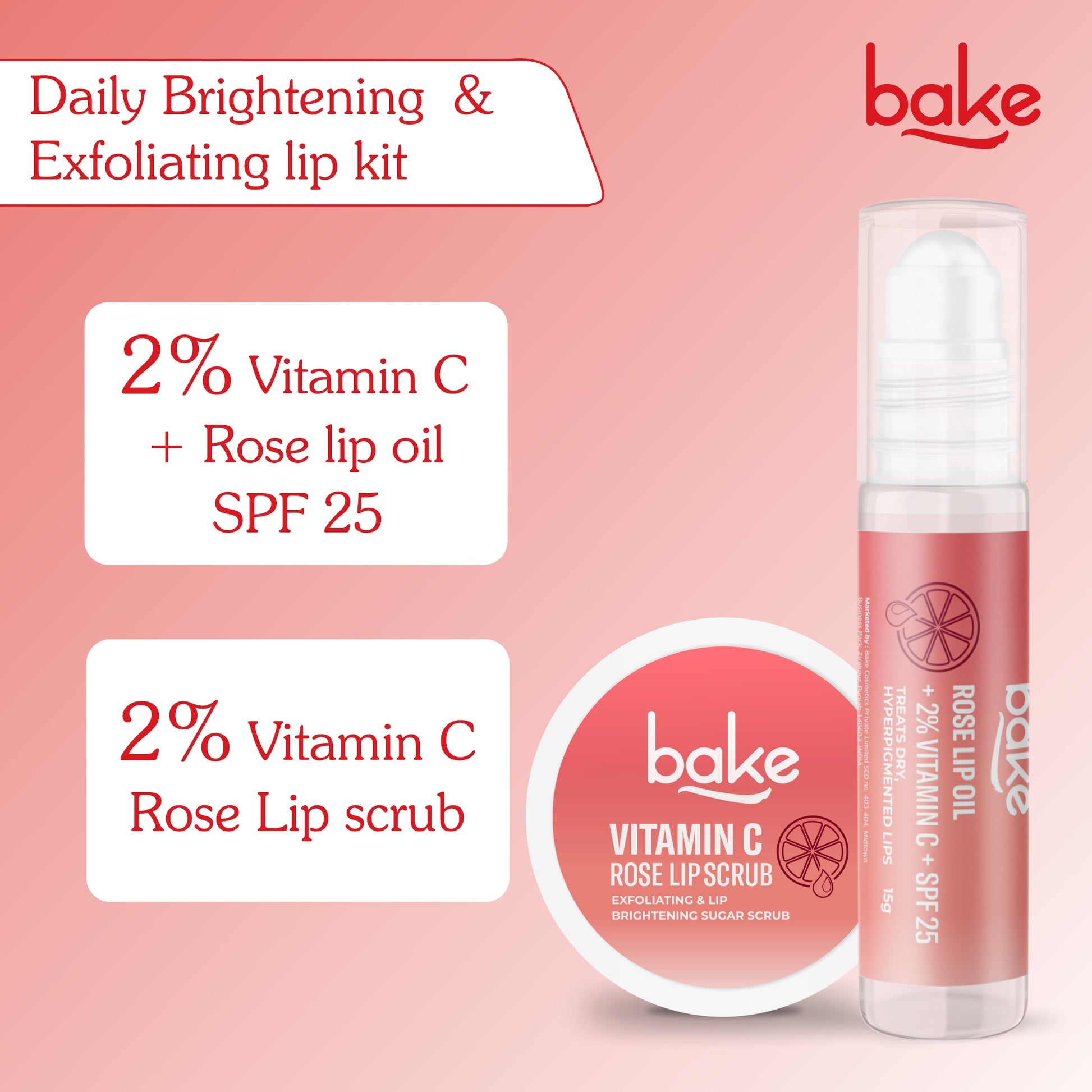 vitamin c lip scrub Vitamin C Rose Lip Kit